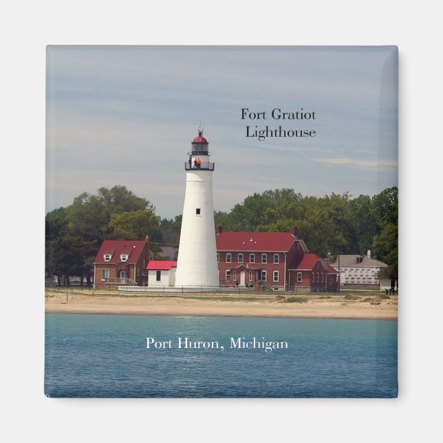 Aimant du phare de Fort Gratiot (Devant)