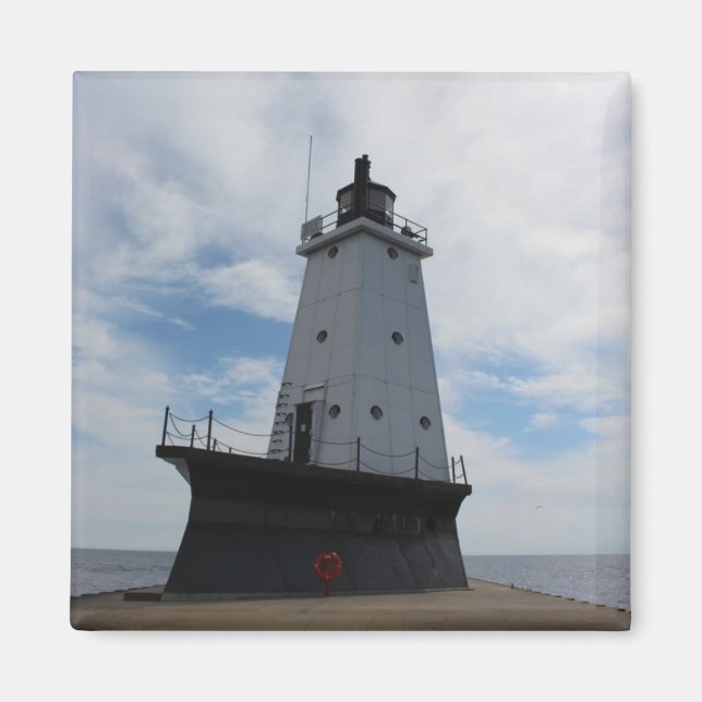 Aimant du phare de Ludington Michigan (Devant)