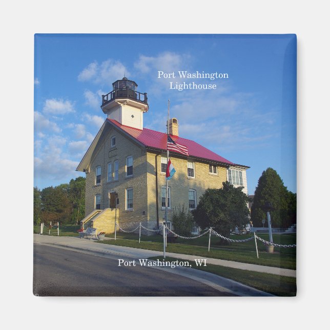 Aimant du phare de Port Washington (Devant)