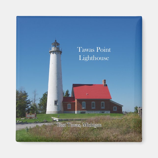 Aimant du phare de Tawas Point (Devant)