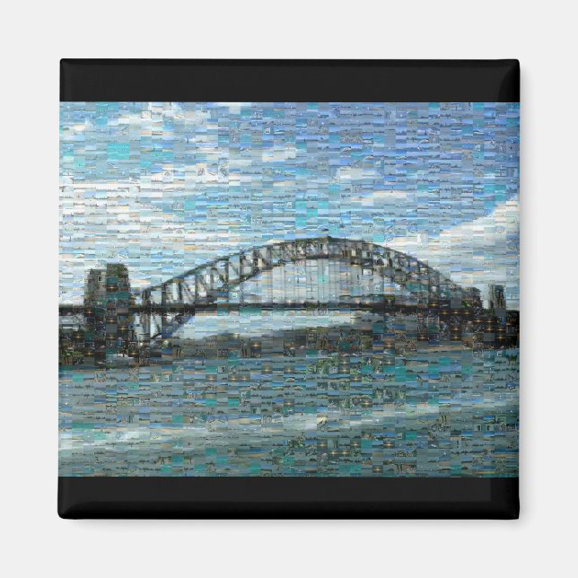 Aimant du pont du port de Sydney (mosaïque) (Devant)