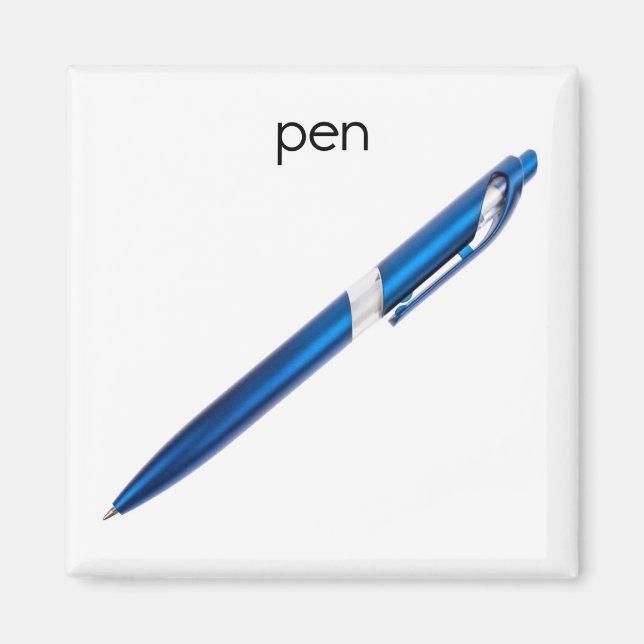 Aimant du réfrigérateur de stylo (Devant)