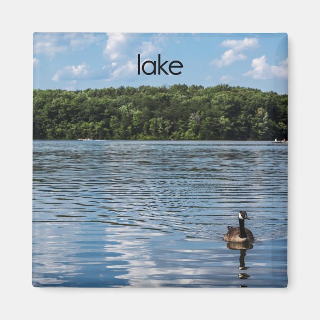 Aimant du réfrigérateur du lac (Devant)