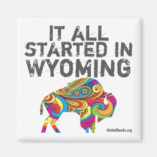 Aimant du Wyoming de l'atelier de l'auteur