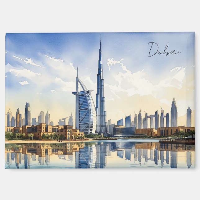 Aimant Dubai Cityscape (Recto)