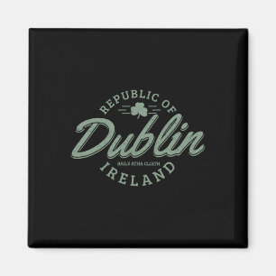Aimant Dublin Irlande Clover Leaf Irish St Patricks Day