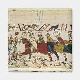 Aimant Duke William Exhorts ses troupes