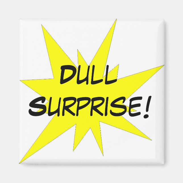 Aimant Dull Surprise ! (Devant)