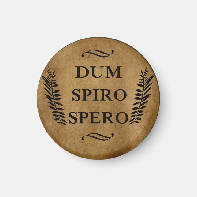 Aimant dum spiro spero (Devant)