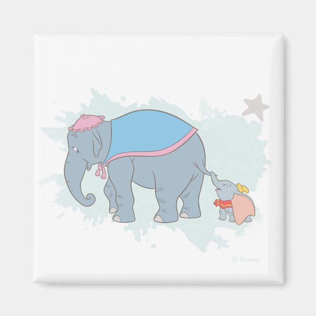 Aimant Dumbo | Bonne fête des mères (Devant)