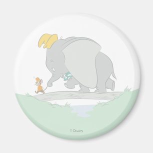 Aimant Dumbo et Timothy Q. Aquarelle