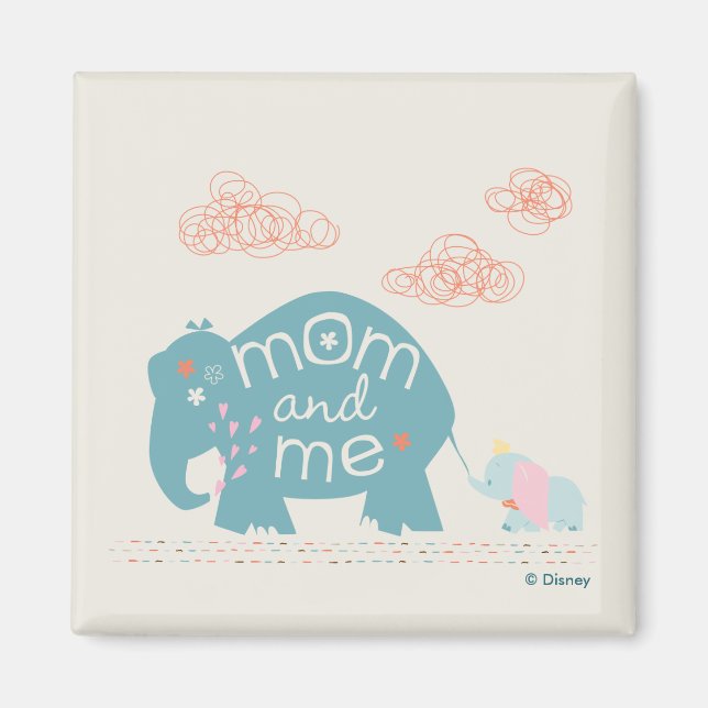 Aimant Dumbo | Maman et moi (Devant)