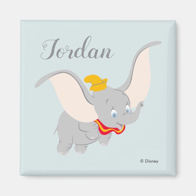 Aimant Dumbo qui s'envole dans le ciel (Devant)