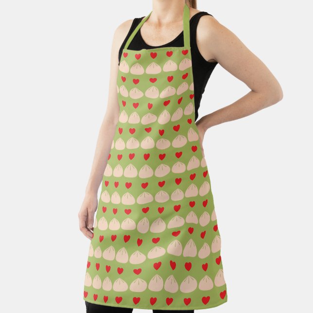 Aimant Dumpling Matcha grand tablier (Insitu)