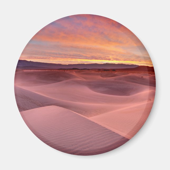 Aimant Dunes de sable rose, Vallée de la Mort, CA (Devant)