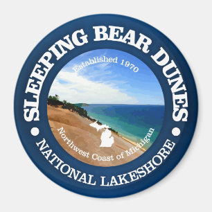 Aimant Dunes Des Ours Qui Dormissent
