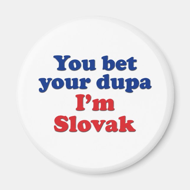 Aimant Dupa slovaque 1 (Devant)