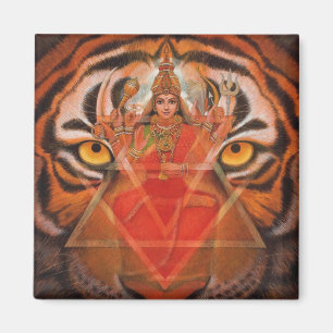 Aimant Durga et tigre
