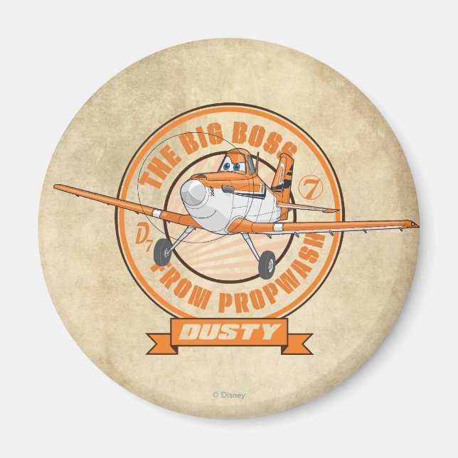 Aimant Dusty - Le grand patron de Propwash (Devant)