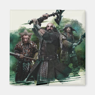 Aimant Dwalin, Nori et Bofur Graphic