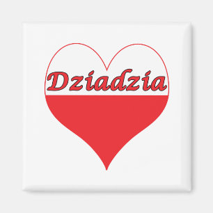 Aimant Dziadzia Coeur polonais