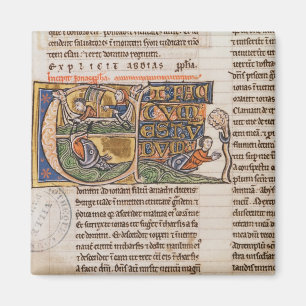 Aimant 'E' initial historique représentant Jonah