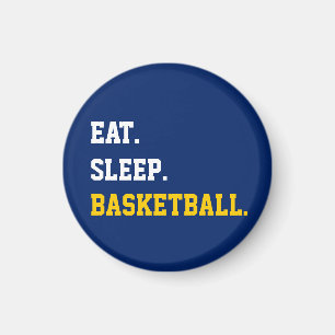 Aimant Eat Sleep Basketball