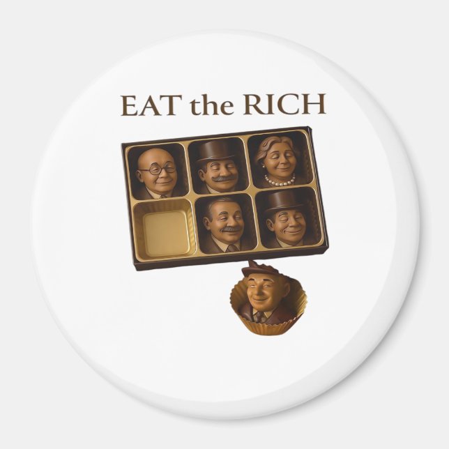 Aimant Eat The Rich Classic (Devant)