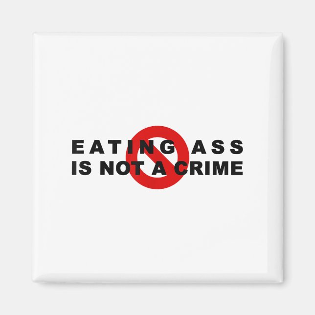 Aimant Eating Is Not A Crime Funny Quote Motivational Sar (Devant)