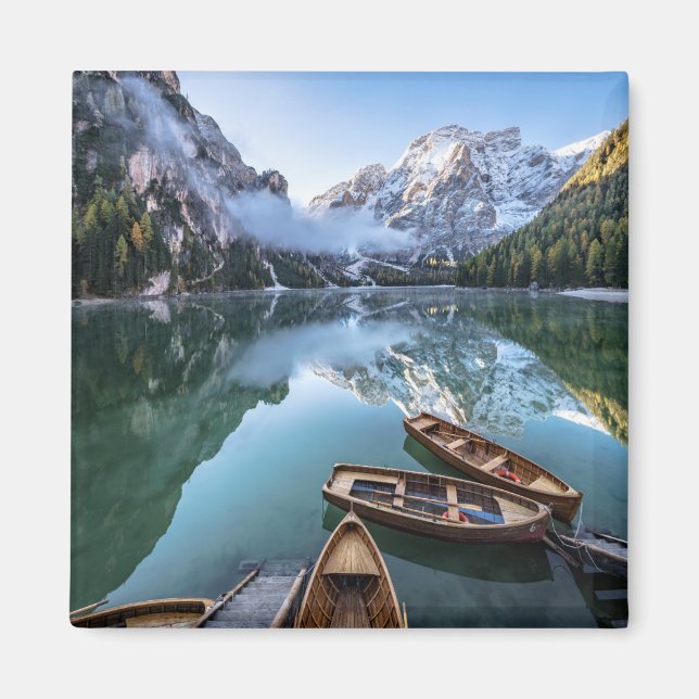 Aimant Eau | Pragser Wildsee Dolomites Italie (Devant)