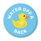 'Eau sur le dos d'un canard' Canard en caoutchouc 