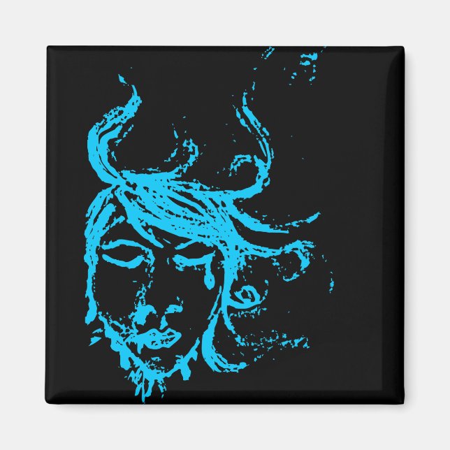 Aimant eaux bleues (Devant)