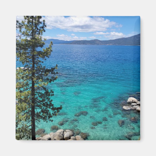 Aimant Eaux limpides du lac Tahoe (Devant)