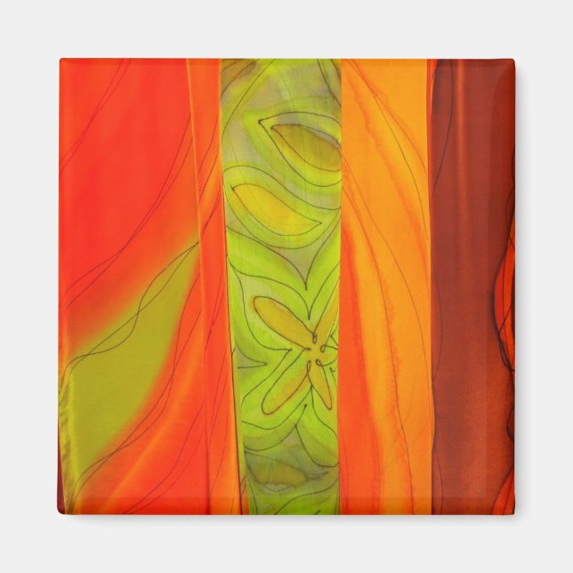 Aimant Écharpes à motifs (Devant)