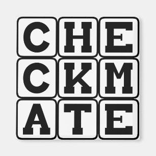 Aimant Échec et mat, coup final d'échecs