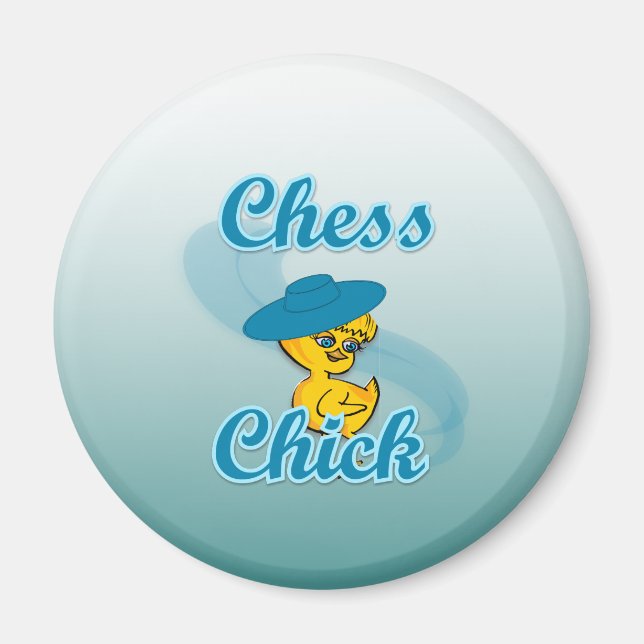 Aimant Échecs Chick #3 (Devant)