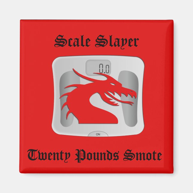 Aimant Echelle - Vingt Livres Fumée - Echelle Dragon (Devant)