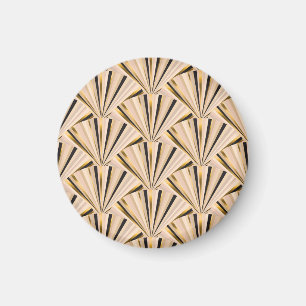 Aimant Echelles Art Déco : Glamour d'or géométrique