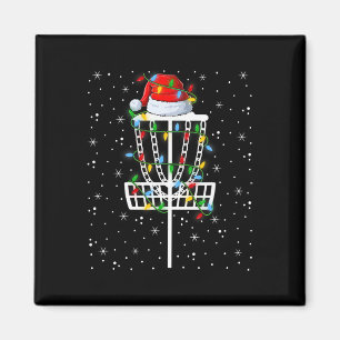 Aimant Éclairage de Noël Chapeau de Père Noël Disc Golf C