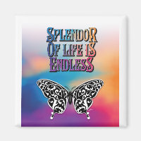 Éclat de vie avec papillon