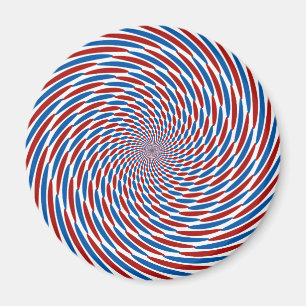 Aimant Éclat en spirale d'illusion