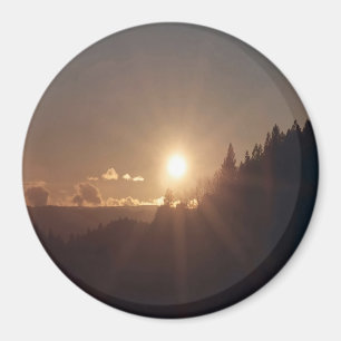 Aimant Éclatement de la lumière du soleil...