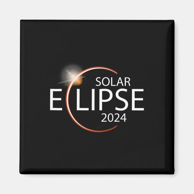 Aimant Eclipse 2024 Shirt Total Solar Eclipse Party (Devant)