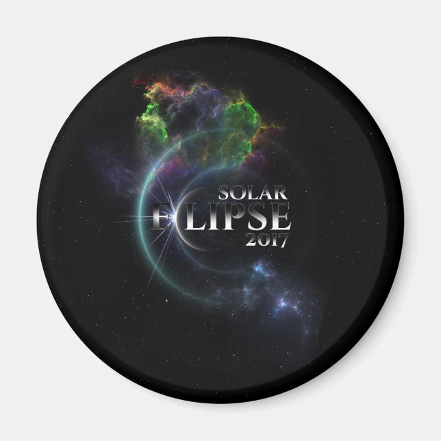 Aimant Éclipse solaire 2017 (Devant)