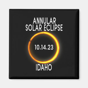 Aimant Éclipse Solaire Annulaire T - Idaho