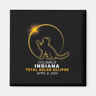Aimant Éclipse solaire totale 2024