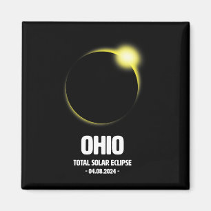 Aimant Éclipse solaire totale 2024 04.08.24 Ohio