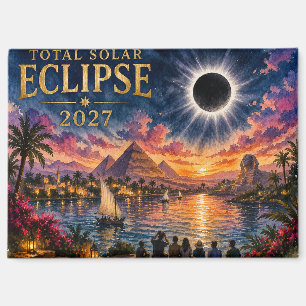 Aimant Éclipse solaire totale de 2027 en Égypte