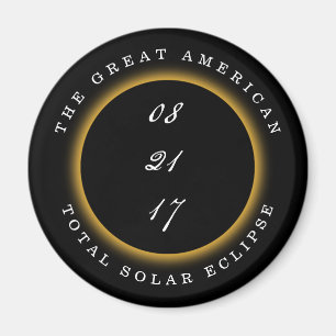 Aimant Éclipse solaire totale des États-Unis 2017