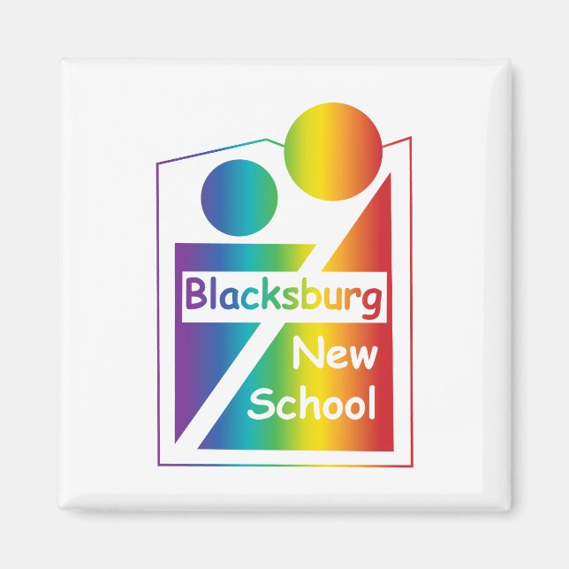 Aimant École nouvelle de Blacksburg (Devant)